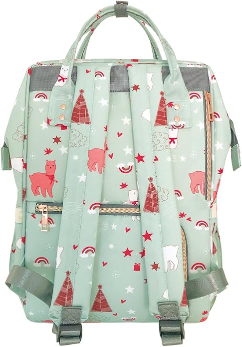 Land diaper bag multi-function waterproof travel backpack nappy bags insulated compartment pockets wipes pocket