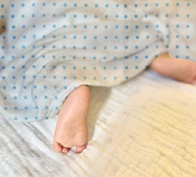 100% Muslin Swaddle Blankets,Baby Swaddling Blankets for New Born, Baby Receiving Blankets Unisex, Soft, Warm and Cosy Blankets Pack of 4, Size 47 x 47 inches,Gift for Mom Night Sky Reverie
