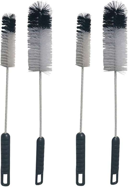NewFerU Bottle Cleaning Brushes Long Handle Thin, Small Big Wire Cleaner Bendable Flexible for Water Wine Baby Bottles, Pipe, Tube, Hose, Flask (4)
