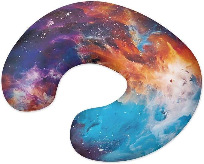 Galaxy Nursing Pillow Detachable Newborn Original Breastfeeding Slipcover Case and Positioner Washable Head Support Protector Cushion Essential with Hidden Zipper Easy Care
