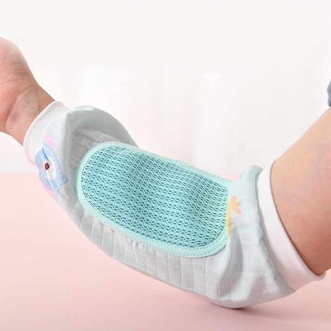 Baby Breastfeeding Arm Pillow Sweat Absorbent Cervical Spine Protection for Infant 0-12 Months Gauze Material (Yellow) (Green)