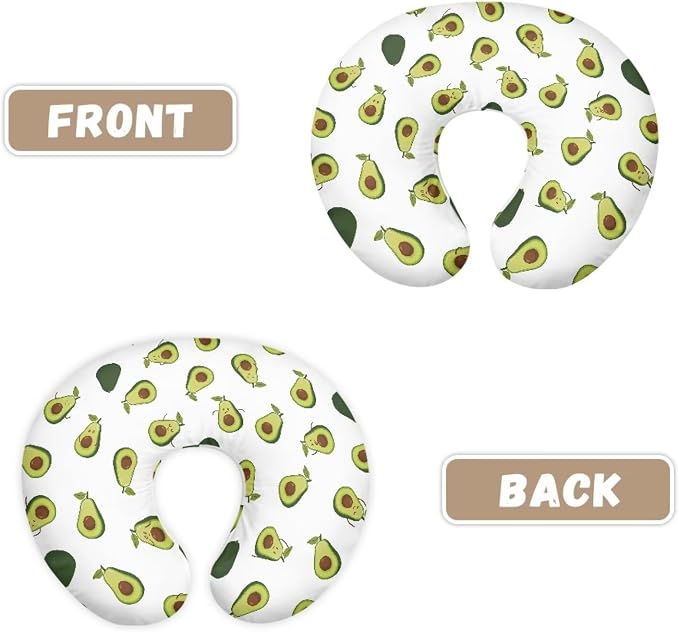 Avocado Nursing Pillow Case 1 Pack for Breastfeeding Pillow Nursing Covers Pillow Slipcover Pillowcase Stretchy Comfortable Breast Feeding Pillow Slipcover Cover Only