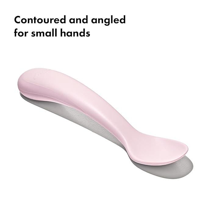 OXO Tot Silicone Spoons 2 Pack - Blossom and Opal