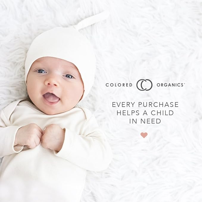 Colored Organics Kendi Baby Organic Cotton Swaddle - Infant Receiving Blanket - Primrose/Fog + Shell