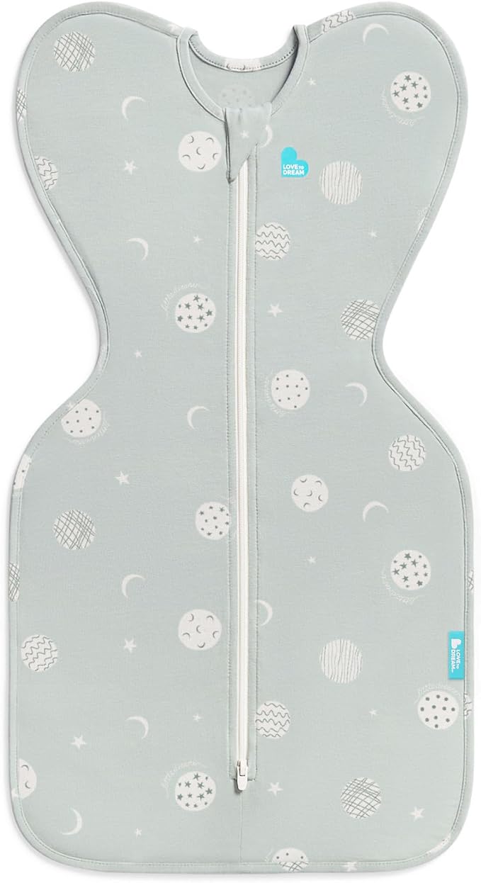 Love to Dream Swaddle UP, Baby Sleep Sack, Self-Soothing Sleep Sack 8-13 lbs., Dramatically Better Sleep, Secure Fit Calms Startle Reflex, 1.0 TOG, Small