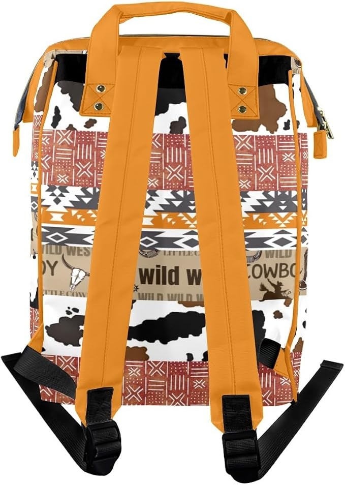 Custom Diaper Bag - Personalized Cowboy Baby Bag with Name, Mommy Daypack, Tote Gift