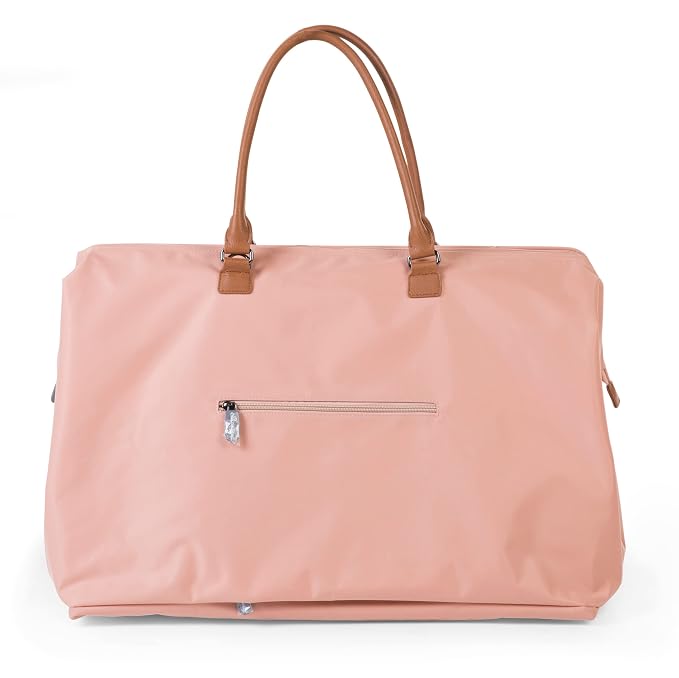 Childhome The Original Mommy Bag – Large Baby Diaper Bag, Mommy Hospital Tote and Travel Tote, Pregnancy Must Haves (Mommy Pink)