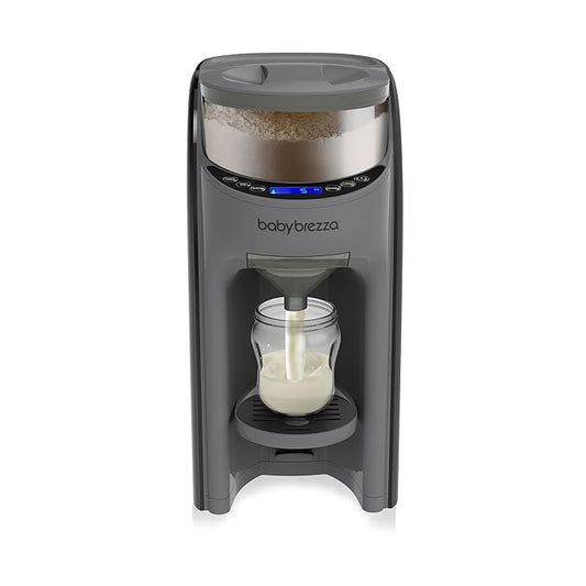 Baby Brezza Formula Pro Advanced Formula Dispenser Machine - Automatically Mix a Warm Formula Bottle Instantly - Easily Make Bottle with Automatic Powder Blending, Charcoal