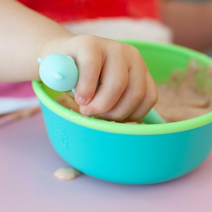 Easy Learn Baby Spoon Set (Sea Foam)