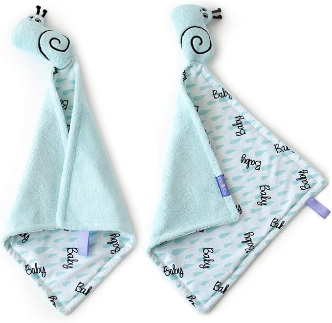 Milk&Moo Baby Swaddle Sleep Sack, Baby Swaddle Blanket Set, Soft Muslins Swaddle Blankets, Baby Receiving Blanket with Baby Pillow and Baby Security Blanket, Blue