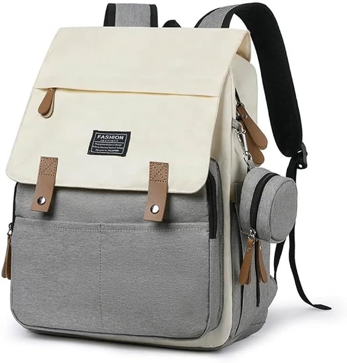 Diaper Bag Backpack, Large Capacity Baby Travel Bag with Changing Pad, Waterproof Mommy Backpack with Insulated Bottle Pockets & Stroller Straps, Stylish Baby Bag for Moms & Dads.