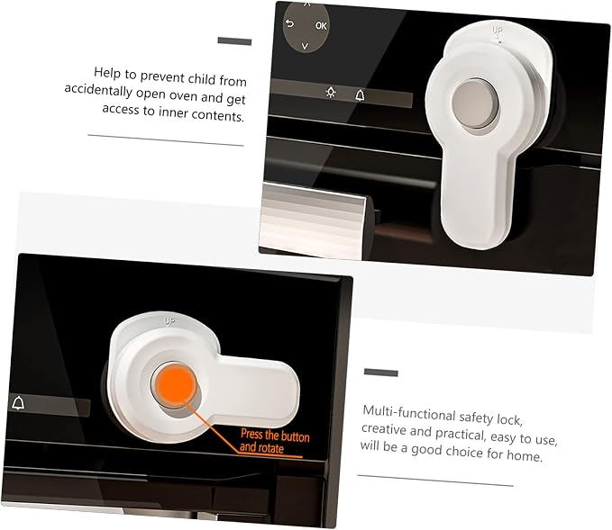 4pcs Lock Tight Proofing Childproof Door Locks Boys and Girls Safe Oven Home Security Boys and Girls Safety Oven