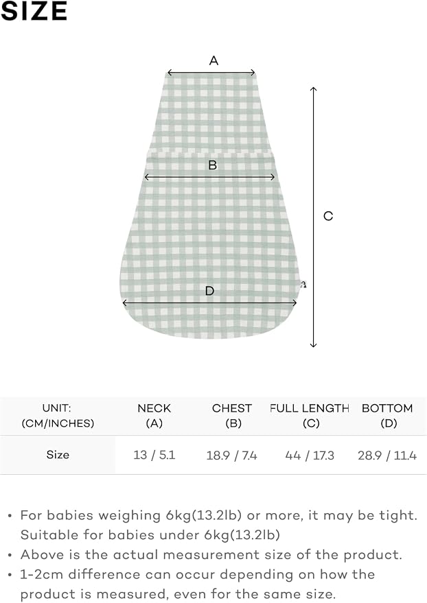 Konny NEW Newborn Baby Swaddle Pouch Blanket Soft Baby Sleepwear(0-3 Months) for Newborns, Nursery Swaddling Blankets