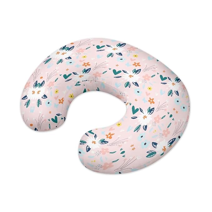 Daisy and Flower Nursing Pillowcase Stretchy Removable Nursing Covers for Breastfeeding Pillows Ultra Soft Newborn Feeding Pillow Cover