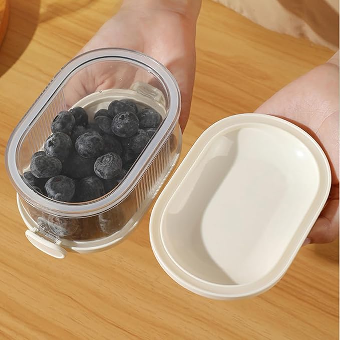Spice Storage Box,Leakproof,Freezer Safe, Cereal Containers with Easy Lock Lids for Kitchen Pantry Organization (Gray, Four-Layer)