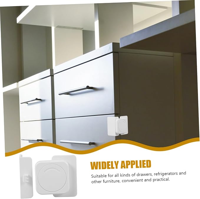 Vaguelly Boy Girl Safety Cabinet Lock Boy Girl Proofing Latch for Cabinets and Refrigerators Material Easy Installation for Proofing Home Safety