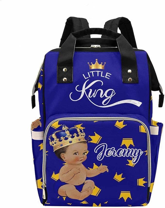 D-Story Personalized Diaper Bag Fashion Customized Backpacks Diaper Bag Customized With Name Adjustable Shoulder Straps