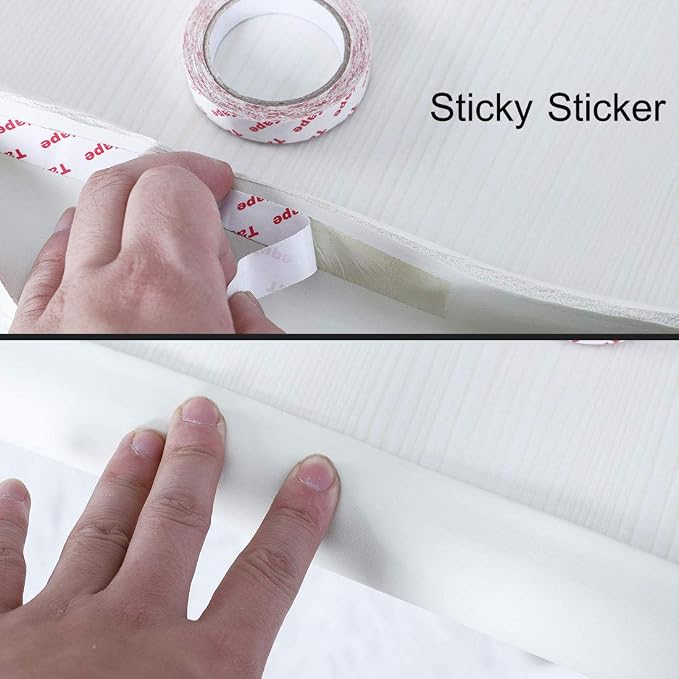 uxcell 6.6ft Length, 0.9" Width Foam Furniture Table Desk Edge Cover Pads Protectors L Shape Corner Cushions Bumper Guards White