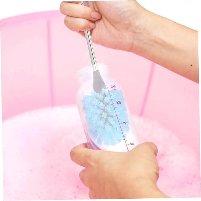 VICASKY Bottle Scrubber Milk Water Bottle Cleaning Brush Extra Long Handle Dishwasher Safe