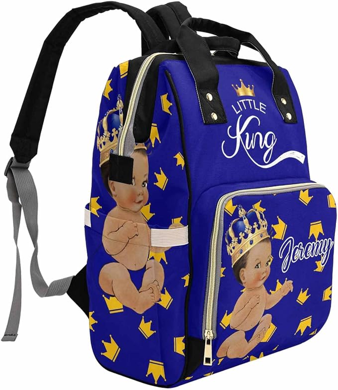 D-Story Personalized Diaper Bag Fashion Customized Backpacks Diaper Bag Customized With Name Adjustable Shoulder Straps