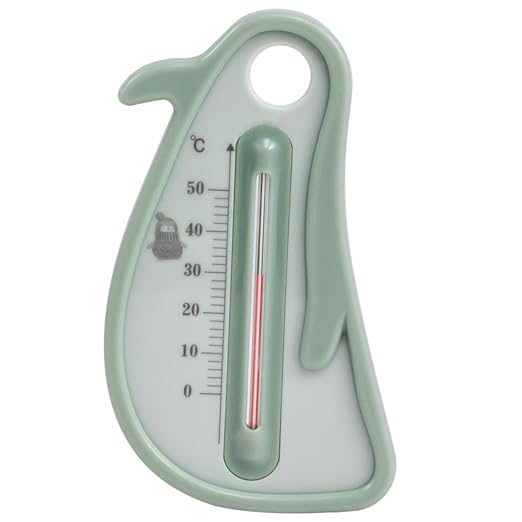 CHILDWEET Water Thermometer for Bath Tub, Penguin Floating Cartoon Design, Accurate Temperature Measurement Tool for Newborn and Safety Random Color
