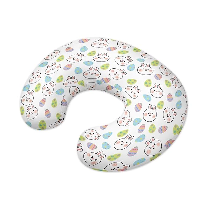 Cartoon Rabbit Nursing Pillow Covers for Breastfeeding Pillow, Cozy Nursing Slipcover Breastfeeding Pillow Covers for Breastfeeding Mom