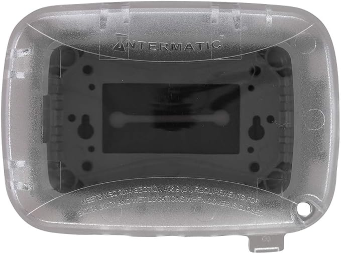 Intermatic WP5100C Extra-Duty in-Use Electrical Outlet Cover - Single Gang, Versatile Outdoor Receptacle Cover - Secure and Weatherproof Design for Outdoor GFCI Outlets, Durable Plug Cover - 2.75"