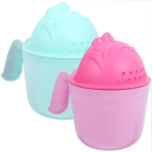 Vaguelly Bath Cup for Rinsing Hair Baby 2pcs Baby Rinse Cup for Bath Newborn Bath Shower Cup Safe for Eyes