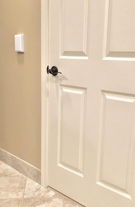 Baby Toddler Pet Resistant Electrical Safety Cover Guard for Home and Business, Made in USA, Traditional Standard Toggle Light Switch (White, 2 Pack)