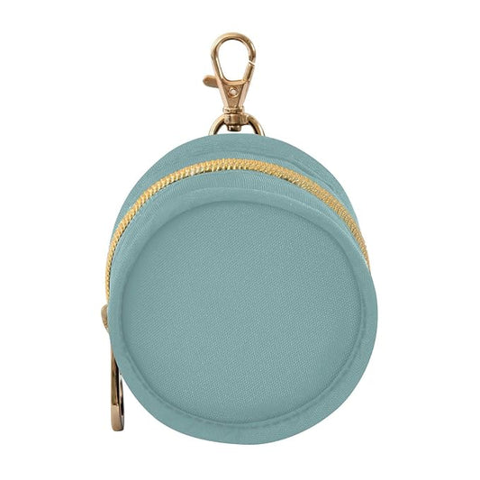 Teal Pacifier Holder Case Newborn Pacifier Storage Pouch for Boys Girls Easy Attach to Diaper Bag Portable Baby Essentials Container