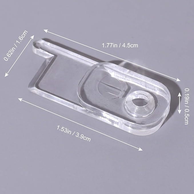 YLOVAN Toggle Switch Plate Cover Guard 10 Pack Clear - Security, Circuit and Child Protection for Indoor/Outdoor Wall Plate Covers
