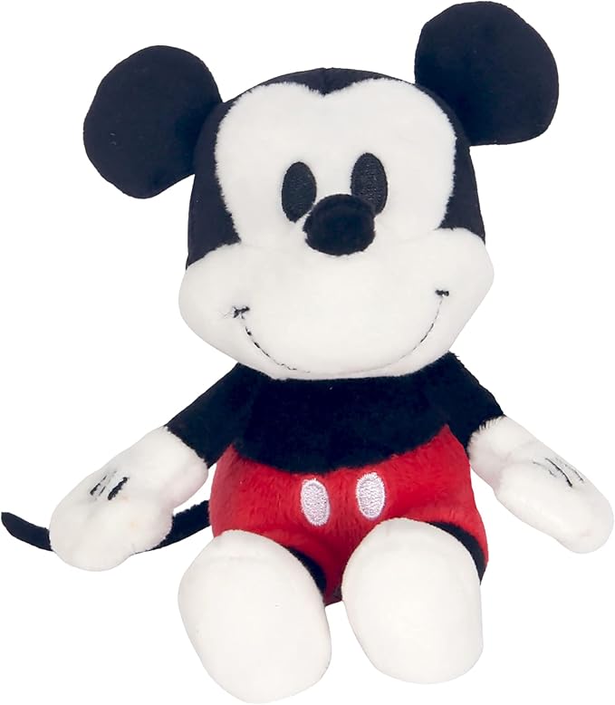 Lambs & Ivy Disney Baby Mickey Mouse Muslin Swaddle Blanket & Plush Gift Set