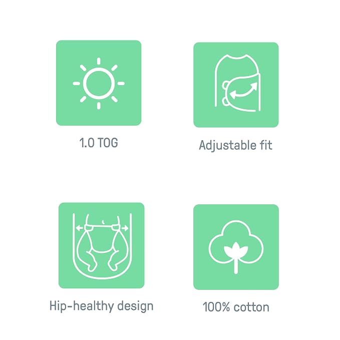 SwaddleMe by Ingenuity Original Swaddle, 100% Cotton, Improves Sleep & Calms Startle Reflex, 0-3 Months, 1.0 TOG, 3-Pack, Baby Swaddle Blanket - Lady Bug Picnic