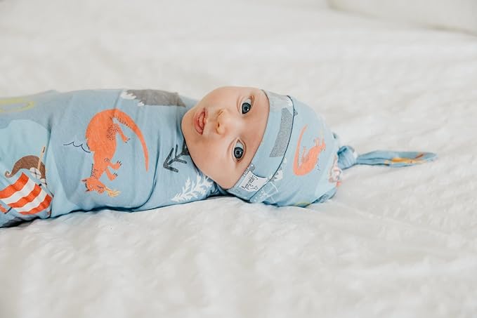 Copper Pearl Baby Swaddle Blanket - Premium Knit Baby Blanket, Large Soft Stretchy Receiving Blankets for Baby Boy and Girl, Swaddles for Newborn, Infant, and Toddler (Viking)