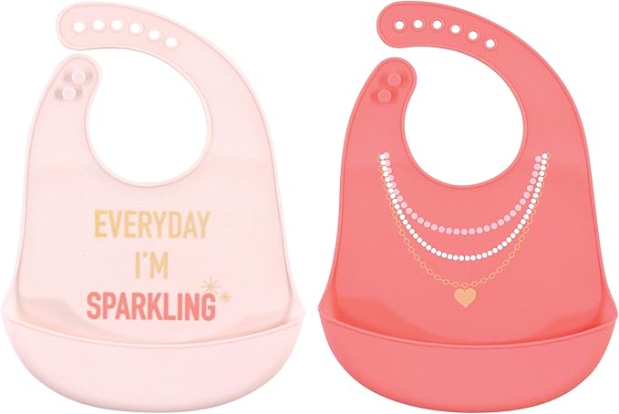 Little Treasure Unisex BabySilicone Bibs