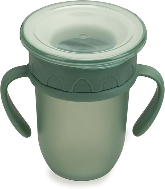 nouka All Around Cup | Leak Proof and Easy Grip | Removable Handles | Fern