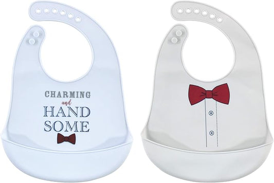 Little Treasure Unisex BabySilicone Bibs