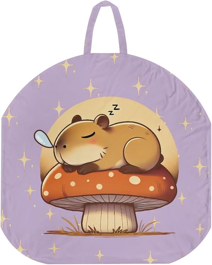Sleeping Capybara Nursing Pillow Cover Case Plush Breathable Breastfeeding Pillow Slipcover Fits Nursing Pillow Super Soft Snug Positioners for Baby Boy Baby Girl Feeding Cushion Cover