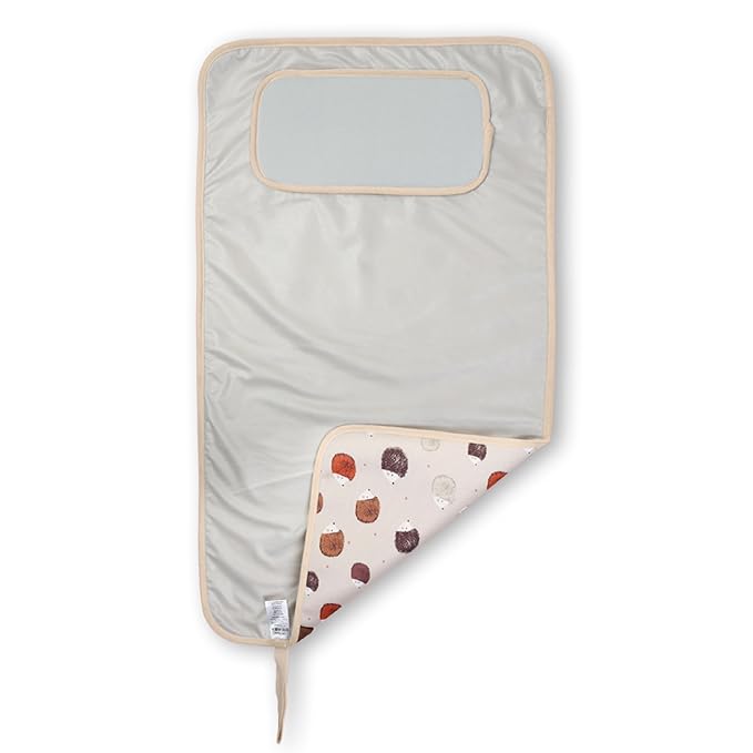Hamur Home Portable Changing Pad ??Waterproof, Washable & Easy Wipe Clean, Foldable Travel Baby Changing Mat for Diaper Bag, Compact & Lightweight, Must-Have for Newborns (Urchin Pattern)