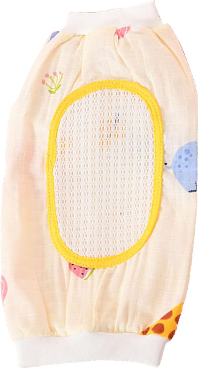 Baby Breastfeeding Arm Pillow Sweat Absorbent Cervical Spine Protection for Infant 0-12 Months Gauze Material (Yellow) (Yellow)