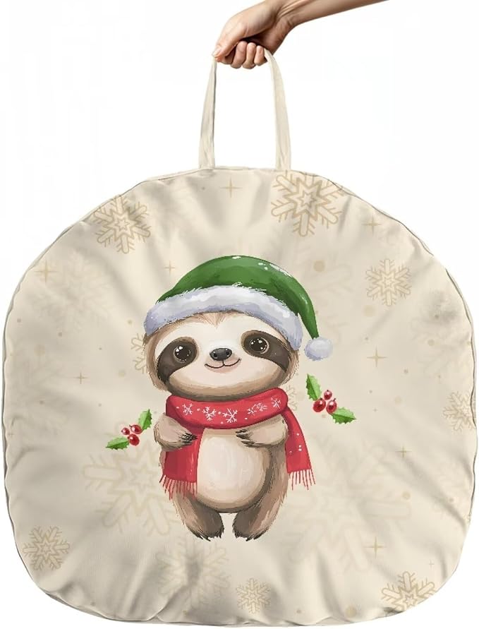 Christmas Tree Sloth Breastfeeding Pillow Cover Nursing Pillow Cover Pillow Slipcover Detachable Nursing Pillow Protective Cas Baby Feeding Supplies Soft and Cozy Cover