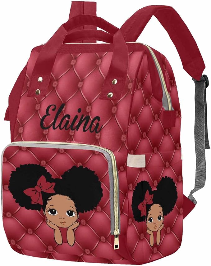 D-Story Personalized Name Personalized Diaper Bags For Baby Girl Customized Name Hiking Bag Hiking Bag Multifunction