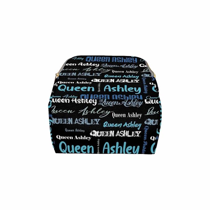 InterestPrint Personalized Name Backpack, Custom Funny Blue White Font Nappy Bags Customized Diapering Bag Backpack Casual Daypack Travel Shoulder Bag for Hiking Camping Work