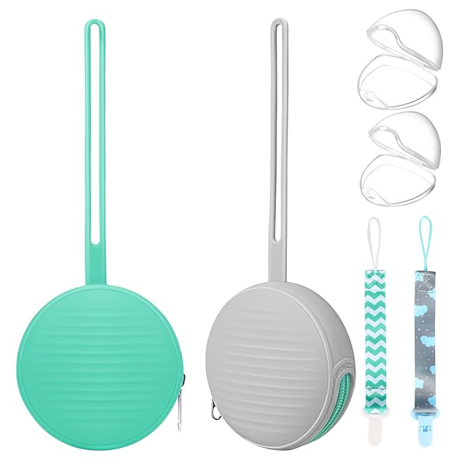 Pacifier Case,Pacifier Holder Case/Pacifier Holder/BPA Free Traveling Baby Essentials Set