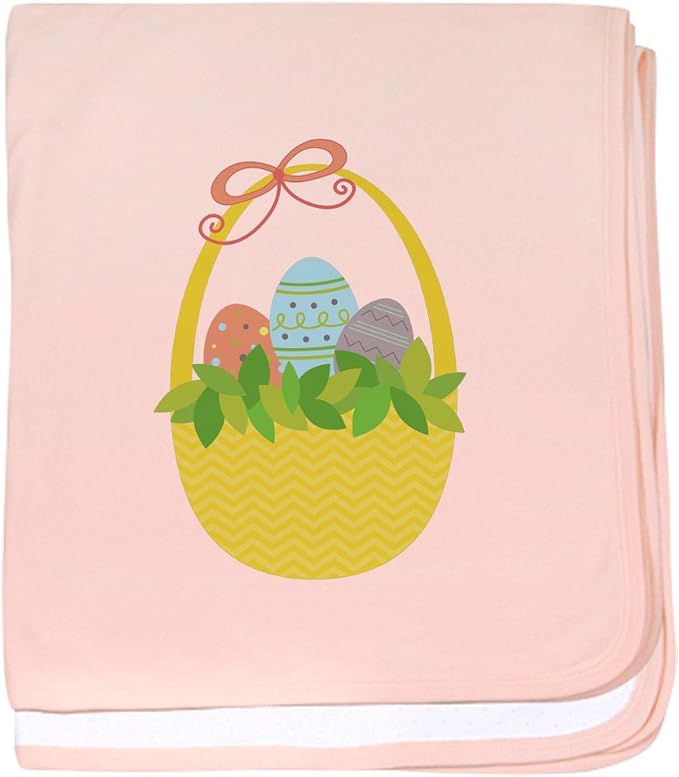CafePress Easter Basket Baby Blanket, Super Soft Newborn Swaddle