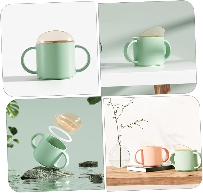 Toddmomy 2pcs Boy Girl Straw Cups Fall Water Cup Sippy Design Boys and Girls for Training