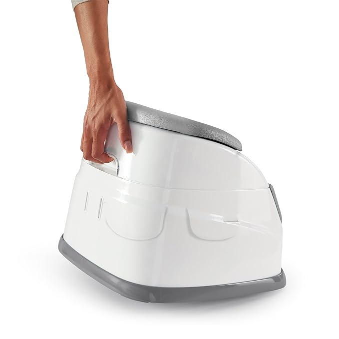 Ingenuity Baby Base 2-in-1 Booster Feeding and Floor Seat with Self-Storing Tray - Night Sky