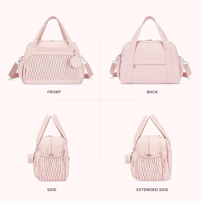 Telena Tote Diaper Bags, Travel Crossbody Large Capacity Hospital Bag for Women Labor Delivery with Pacifier Case