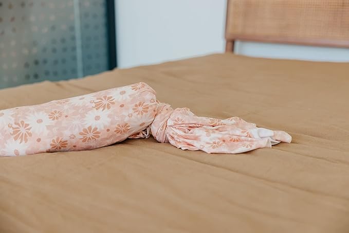 Copper Pearl Baby Swaddle Blanket - Premium Knit Baby Blanket, Large Soft Stretchy Receiving Blankets for Baby Girl, Swaddles for Newborn, Infant, and Toddler (Penny)