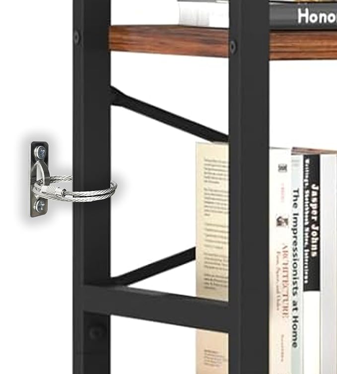 6 Sets Anti Tip Furniture Anchors for Baby Proofing, Earthquake Straps, Furniture Secure to wall Anchors, Childproof and Home Safety, 16in